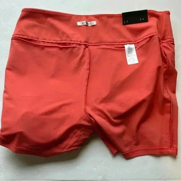 S.C. & CO. Activewear Skort Peach/Red/White Side Splits Pockets Women’s XL New - Picture 6 of 10
